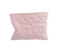 Sac de rangement matelassé pour maquillage, trousse de toilette, organisateur de maquillage pour soins personnels, sac à main isotherme de couleur unie, b, Beauté de masse