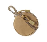Sac de rangement multifonction avec fermeture éclair ronde pour l'extérieur avec clip ABS à détachement rapide, tissu résistant à l'abrasion, sac d'accessoires compatible à libération rapide