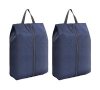 Sac de rangement multifonction en tissu avec poignée de transport, pratique et résistant à la poussière pour la gym, le sport, les voyages, bleu marine