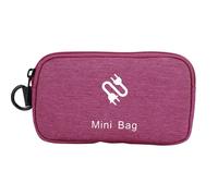 Sac de rangement multifonction etanche pour l'exterieur, pochette pour cable USB, chargeur de telephone, violet