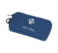 Sac de rangement multifonction etanche pour l'exterieur, pochette pour cable USB, chargeur de telephone, bleu marine