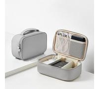 Sac de rangement multifonction pour chargeur d'ordinateur portable, souris, banque d'alimentation, câbles de données, gris, Bohème