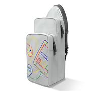 Sac de rangement multifonctionnel à bandoulière unique à épaule, sac de rangement universel pour console de jeu, Gris, taille unique pour tous, One Style