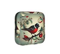 Sac de rangement multifonctionnel avec imprimé notes de musique bleu sarcelle, sac de rangement doux pour la peau, sac réutilisable pour tampon pour femme