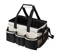 Sac de rangement multifonctionnel en tissu Oxford - Organisation efficace avec deux sacs à outils de transport pour fournitures de nettoyage