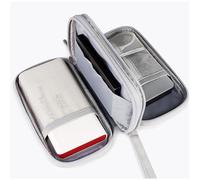 Sac de rangement multifonctionnel for câbles de données, organisateur d'accessoires numériques de voyage, banque d'alimentation, écouteurs, disque dur, housse de protection Organisateur De CâBles(Gray