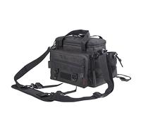 Sac de rangement multifonctionnel pour équipement de pêche, sac à bandoulière en nylon, Noir , Taille unique, Sacs à dos traditionnels