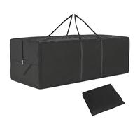 Sac de rangement Outsunny 600D Oxford, 840L Sac de transport pouvant supporter jusqu'à 100kg, UV30+ Sac d'appui étanche, pour le camping et les voyages, 175 x 80 x 60 cm, Noir