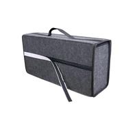 Sac de rangement pliable en feutre pour coffre de voiture, 50 x 24 x 17 cm, économiseur d'espace, organiseur automobile avec poignée pour camion, camping-car, berline, feutre robuste, nylon