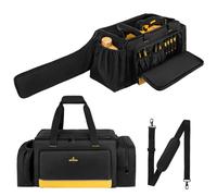 Sac de rangement pliable et imperméable pour tronçonneuse - Compatible avec Greenworks, Dewalt, EGO Power+ 35/40/45 cm et tronçonneuses sans fil - Noir (sac uniquement)