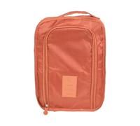 Sac de rangement pliable et portable pour chaussures de voyage étanche, Orange, 2 pièces