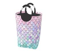Sac de rangement pliable motif sirène rose violet aqua thé sac de voyage gym sac de rangement camping randonnée w nd escapades