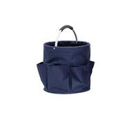 Sac de Rangement Pliable Portable, 2 pièces, Sac à Outils Jardinage, Manuel, Accessoires Plantation, Panier Camping Shopping 28Cm X(Dark Blue)