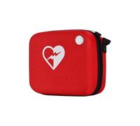 Sac de rangement portable AED avec trou de signal de télécommande et symbole de croix accrocheur, idéal pour les situations d'urgence