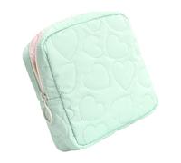 Sac de rangement portable coloré pour la maison pour organiser facilement les articles de papeterie, cosmétiques et plus encore. Jolies pochettes de rangement, Vert, Taille unique