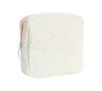 Sac de rangement portable coloré pour la maison pour organiser facilement les articles de papeterie, cosmétiques et plus encore. Jolies pochettes de rangement, blanc, Taille unique