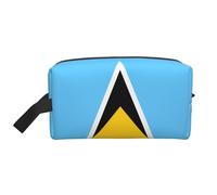 Sac de rangement portable de grande capacité avec protection anti-collision et impression exquise du drapeau de Sainte-Lucie