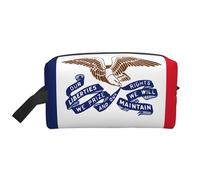 Sac de rangement portable de grande capacité avec protection anti-collision et imprimé drapeau de l'État de l'Iowa