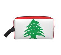 Sac de rangement portable de grande capacité avec protection anti-collision et imprimé drapeau du Liban exquis