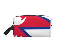 Sac de rangement portable de grande capacité avec protection anti-collision et imprimé drapeau du Népal
