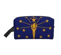 Sac de rangement portable de grande capacité avec protection anti-collision et superbe imprimé drapeau de l'État de l'Indiana