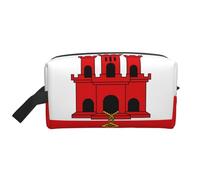 Sac de rangement portable de grande capacité avec protection anti-collision et superbe imprimé drapeau de Gibraltar