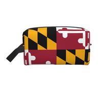 Sac de rangement portable de grande capacité avec protection anti-collision et superbe imprimé drapeau de l'État du Maryland