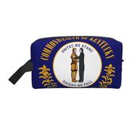 Sac de rangement portable de grande capacité avec protection anti-collision et superbe imprimé drapeau de l'État du Kentucky