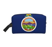Sac de rangement portable de grande capacité avec protection anti-collision et superbe imprimé drapeau de l'État du Kansas