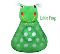 Sac De Rangement Portable De Jouets De Salle De Bain Pour Bébé, Sac De Rangement En Filet De Dessin Animé Petit Canard Petite Grenouille, Organisateur De Jouets De Bain, Fournitures De Salle De Bain