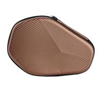 Sac de rangement portable étanche pour raquettes de tennis de table en EVA pour raquettes de padel et balles avec dragonne (marron)