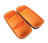 Sac de rangement Portable, étui étanche et antichoc, sangle élastique intégrée, sac de voyage pour haut-parleur JBL Pulse5-Orange