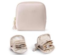 Sac de rangement portable for bijoux, imperméable et résistant à l'usure, en velours multicouche, multifonctionnel, mini sac voyage pour bagues, boucles d'oreilles, colliers(Pink)