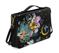 Sac De Rangement Portable for Livres Housse Pratique for Bibliques, Cahiers, Housse De Protection Personnalisable for Manuels Scolaires Idéal for L'église Et Les Trajets Quotidiens(Pattern C,28.5CM)