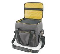 Sac de rangement portable pour album de disques - Sac de transport avec séparateur pour collection de voyage - Boîte multifonction avec couvercles et poignée