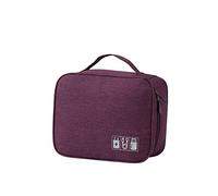 Sac de rangement portable pour câble de données - Organiseur électronique numérique - Pour chargeur et écouteurs - Pochette étanche pour homme