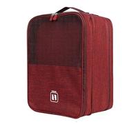 Sac de rangement portable pour chaussures, organiseur de voyage et facile à nettoyer, peut contenir 3 paires de chaussures pour le voyage, la maison, sac de rangement portable pour sous-vêtements