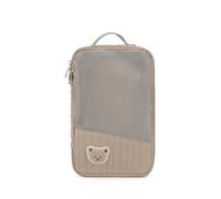 Sac de rangement portable pour couches, construction en coton respirant, compartiment spacieux pour un changement rapide des couches, rangement compact pour les parents qui sont beaucoup en