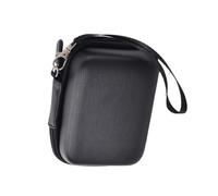 Sac de rangement portable pour écouteurs - Sac de câble de données multifonction pour appareil photo numérique - Étui de protection léger et portable - Coque rigide pour appareil photo, Noir