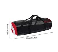 Sac de rangement portable pour équipement de plongée en apnée,sac polochon en maille multifonctionnel de grande capacité,sac initié pour la natation de plage en plein air - Type Circular