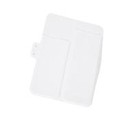 Sac de rangement portable pour fer chaud avec construction en silicone souple pour salle de sport, voyage et organisation à la maison, blanc