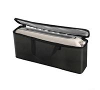 Sac de rangement portable pour grille-pain Bella 2 tranches ultra fin résistant à l'eau et à la poussière en tissu Oxford noir 43 x 11 x 5 cm