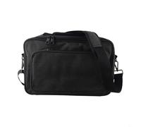 Sac de rangement portable pour pédalier de guitare, sac de rangement pour pédalier d'effets, étui de transport multi-tailles avec matériau en tissu Oxford, noir (S)