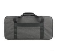 Sac de rangement portable pour pédalier de guitare, sac de rangement pour pédalier d'effets, étui de transport multi-tailles avec tissu Oxford, noir (L)