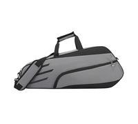 Sac de rangement pour 3 raquettes de tennis - Sac de transport pour raquette de raquette de badminton | Étui de rangement léger et étanche pour équipement de raquetball pour homme et femme