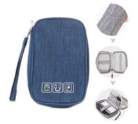 Sac De Rangement Pour Accessoires éLectroniques, Sac De Rangement Multifonction Pour CâBles De DonnéEs, Chargeurs De Banque D'alimentation, CâBle Usb, éCouteurs, Bleu Foncé