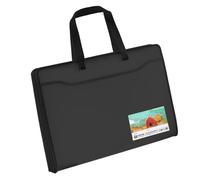 Sac de rangement pour affiches d'art, tableaux d'affichage, étui de rangement de grande capacité, fournitures de blocs de dessin, organiseurs de dossiers portables pour affiches, organisation, Noir