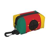 Sac de rangement pour animal domestique Motif drapeau du Cameroun Sac de rangement pratique pour laisse, avec fermeture éclair, facile à transporter lors de vos déplacements.