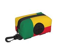 Sac de rangement pour animaux de compagnie Drapeau du Bénin Sac de rangement pratique pour laisse, avec fermeture éclair, facile à transporter lors de vos déplacements.