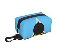 Sac de rangement pour animaux de compagnie Motif drapeau de Sainte Lucie Sac de rangement pratique pour laisse, avec fermeture éclair, facile à transporter lors de vos déplacements.